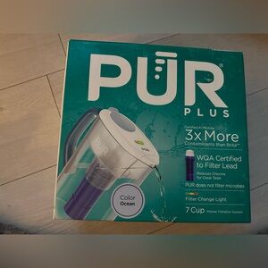 New PUR Plus water filter pitcher
